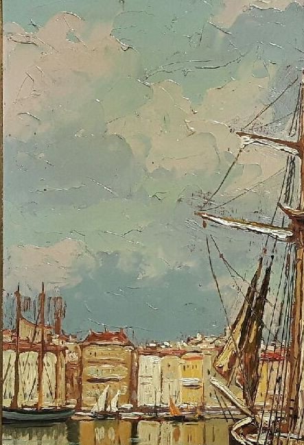 Le vieux Port de Marseille - Gustave Vidal, 1895-1966-photo-4