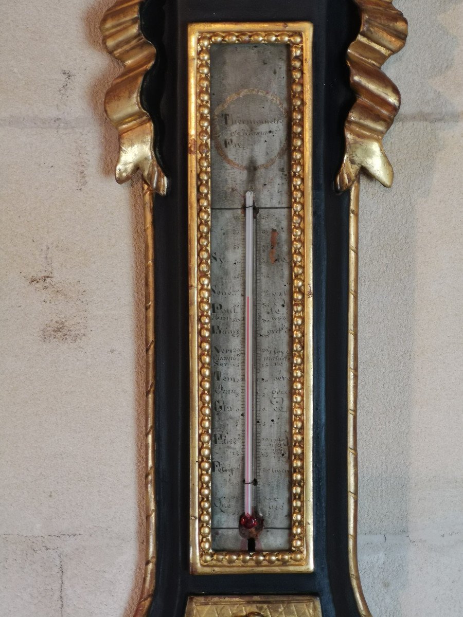 A Louis XVI Neoclassical Barometer, 18th Century.-photo-3