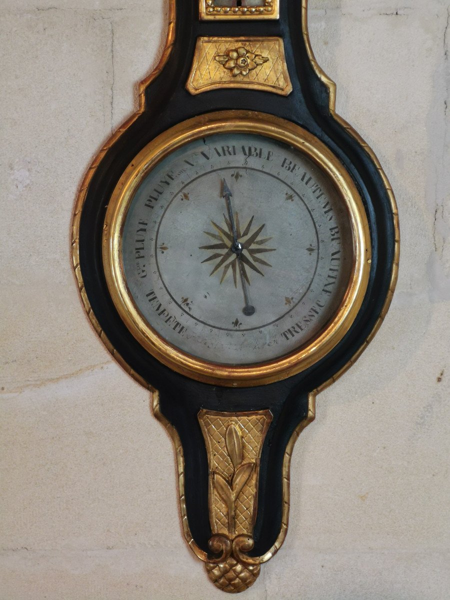 A Louis XVI Neoclassical Barometer, 18th Century.-photo-1