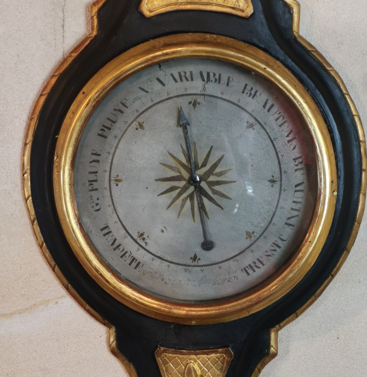 A Louis XVI Neoclassical Barometer, 18th Century.-photo-2