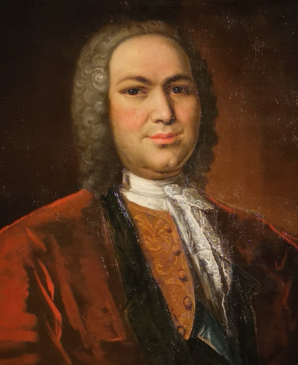 Portrait Of Petrus Dupin, Consular Magistrate Signed De Angeli  1739.-photo-2