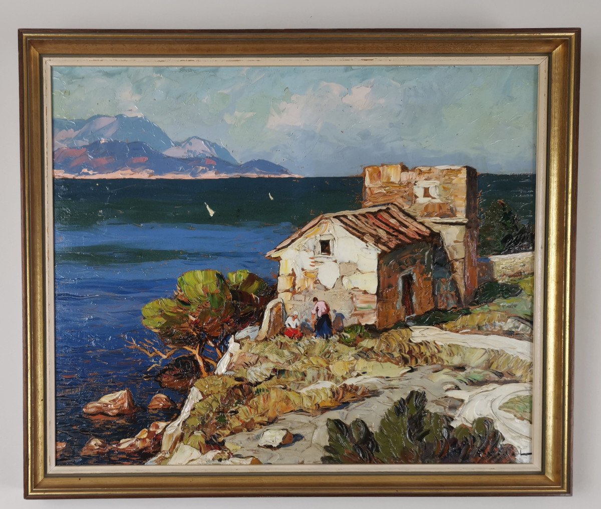 Gustave Vidal, 1895-1966 - Corsica, Coti-chiavari Golfe d'Ajaccio.-photo-2