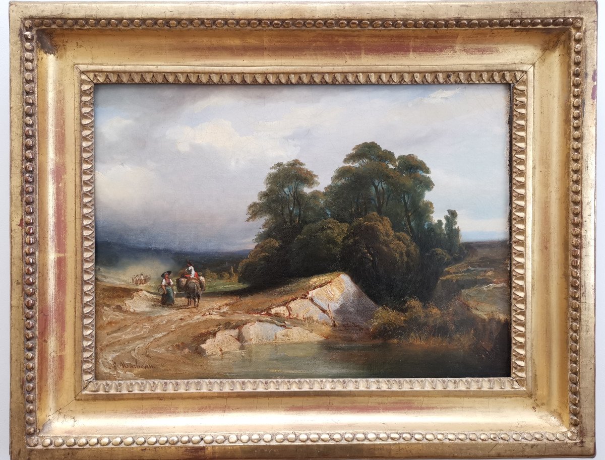 Philippe Marbeau (1807-1861) Aix Countryside Circa 1830-1840