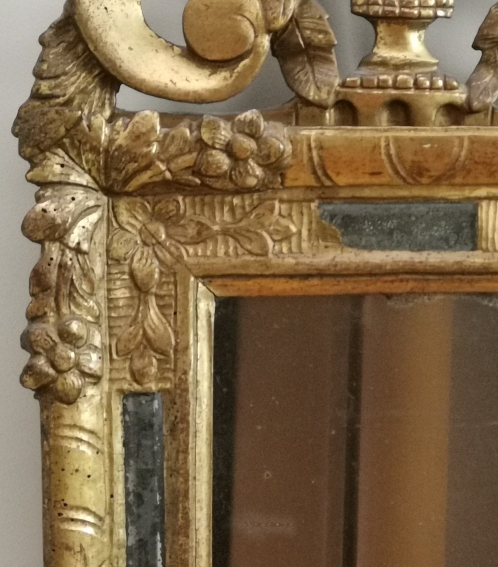 Miroir d'époque Louis XIV, XVIIe Siècle Vers 1660-1699-photo-4