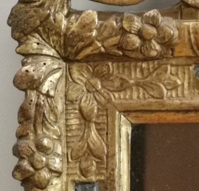 Miroir d'époque Louis XIV, XVIIe Siècle Vers 1660-1699-photo-1