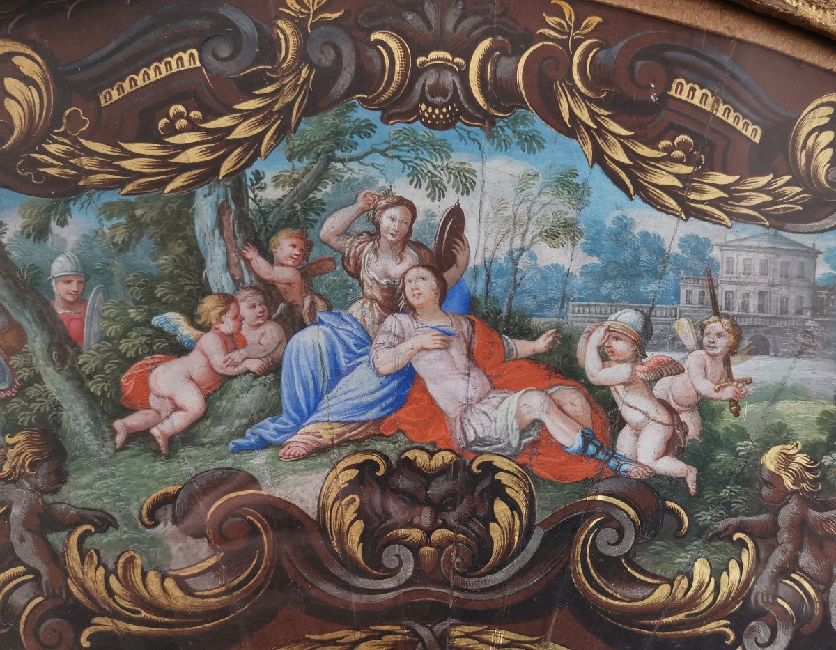 The Victory Of Love, Gouache Of The Louis XIV Period, 17th Century.-photo-7