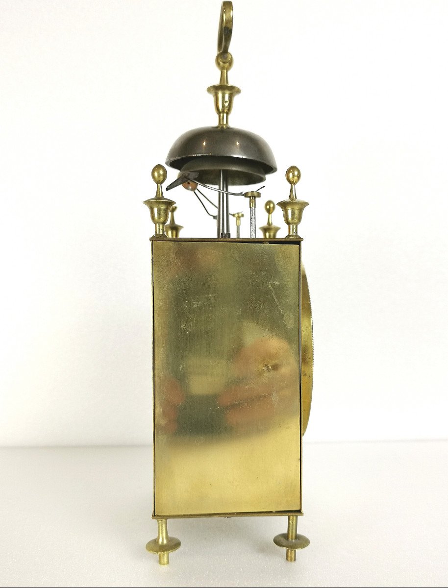 Pendule De Voyage D’officier Dite « Capucine »début XIXe Siècle. -photo-1