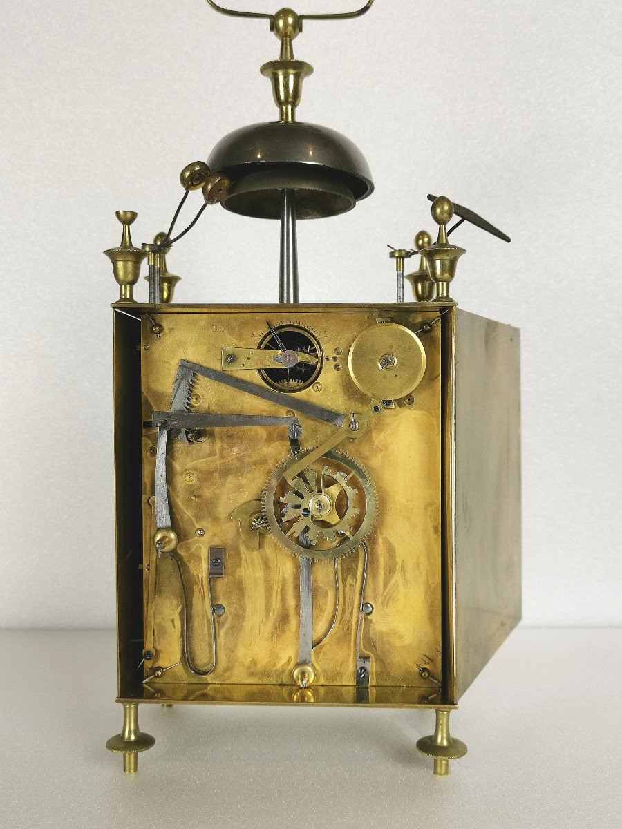 Pendule De Voyage D’officier Dite « Capucine »début XIXe Siècle. -photo-5