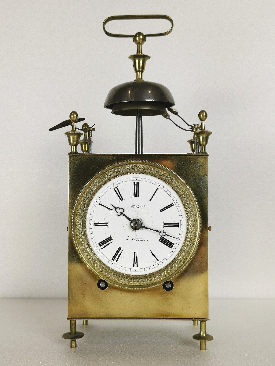 Pendule De Voyage D’officier Dite « Capucine »début XIXe Siècle. 