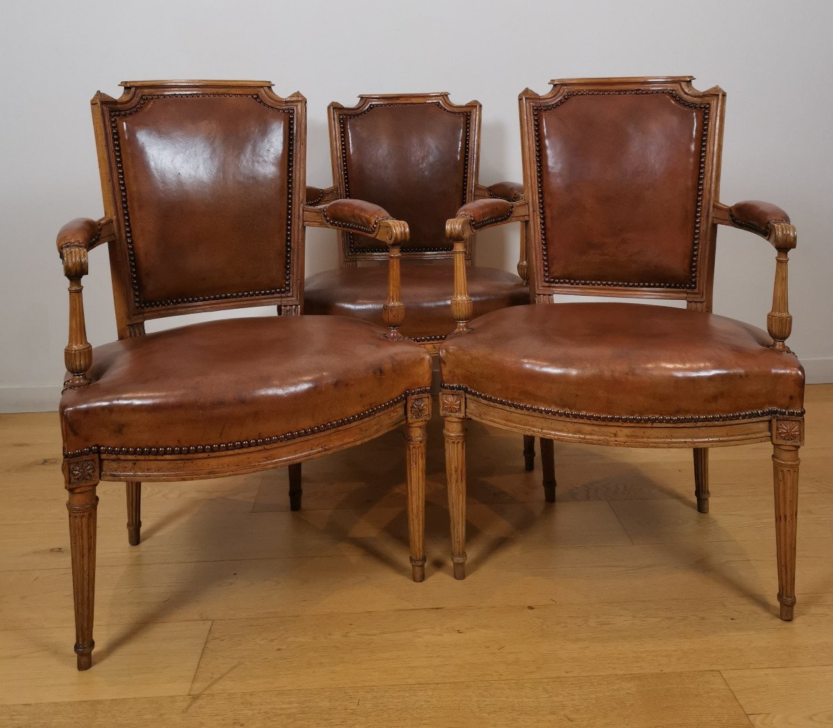 A Suite Of Louis XVI Beechwood Seat Furniture Late 18th Century Circa 1785-1788.-photo-2
