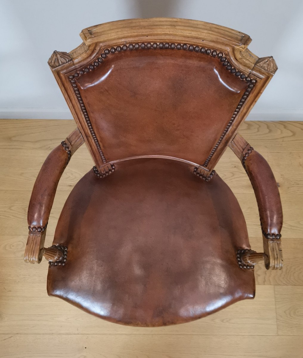 A Suite Of Louis XVI Beechwood Seat Furniture Late 18th Century Circa 1785-1788.-photo-3