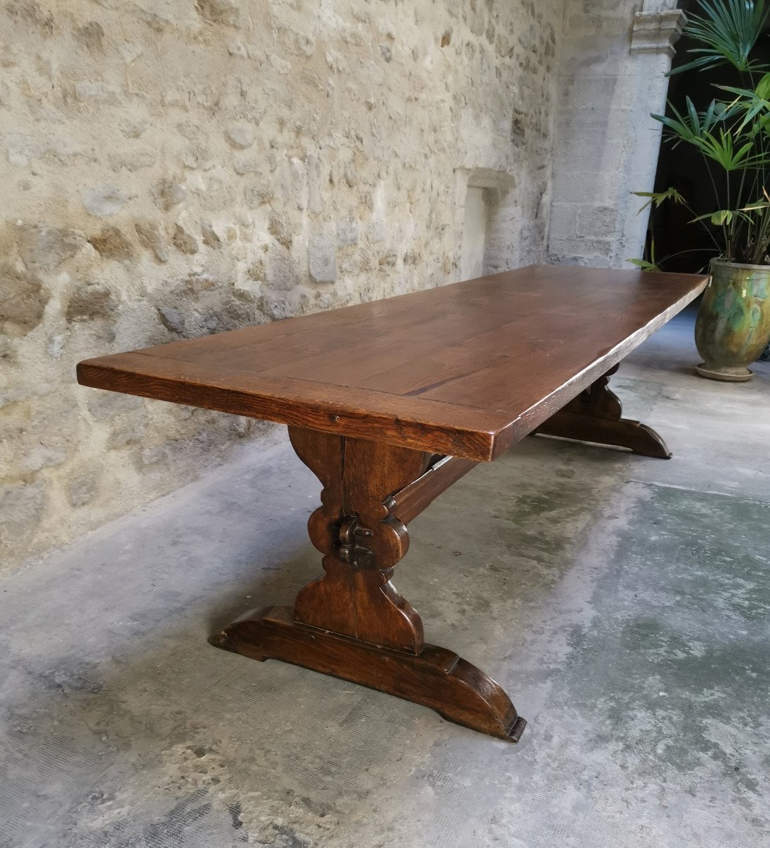 Table De Grand’salle D’époque Louis XIV.-photo-1