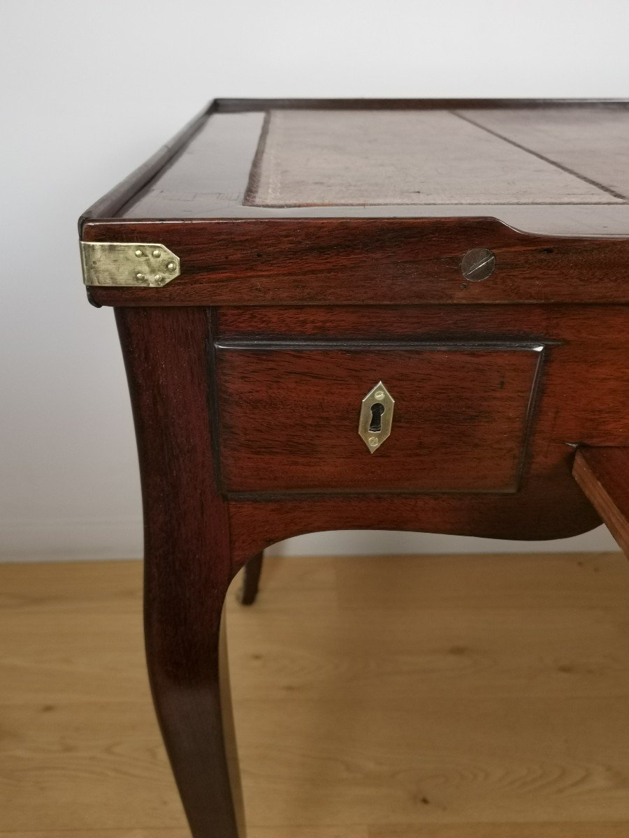 A Louis XV  Table De Tric-trac   Stamped By Denis-louis Ancellet Jurande Jme.-photo-7