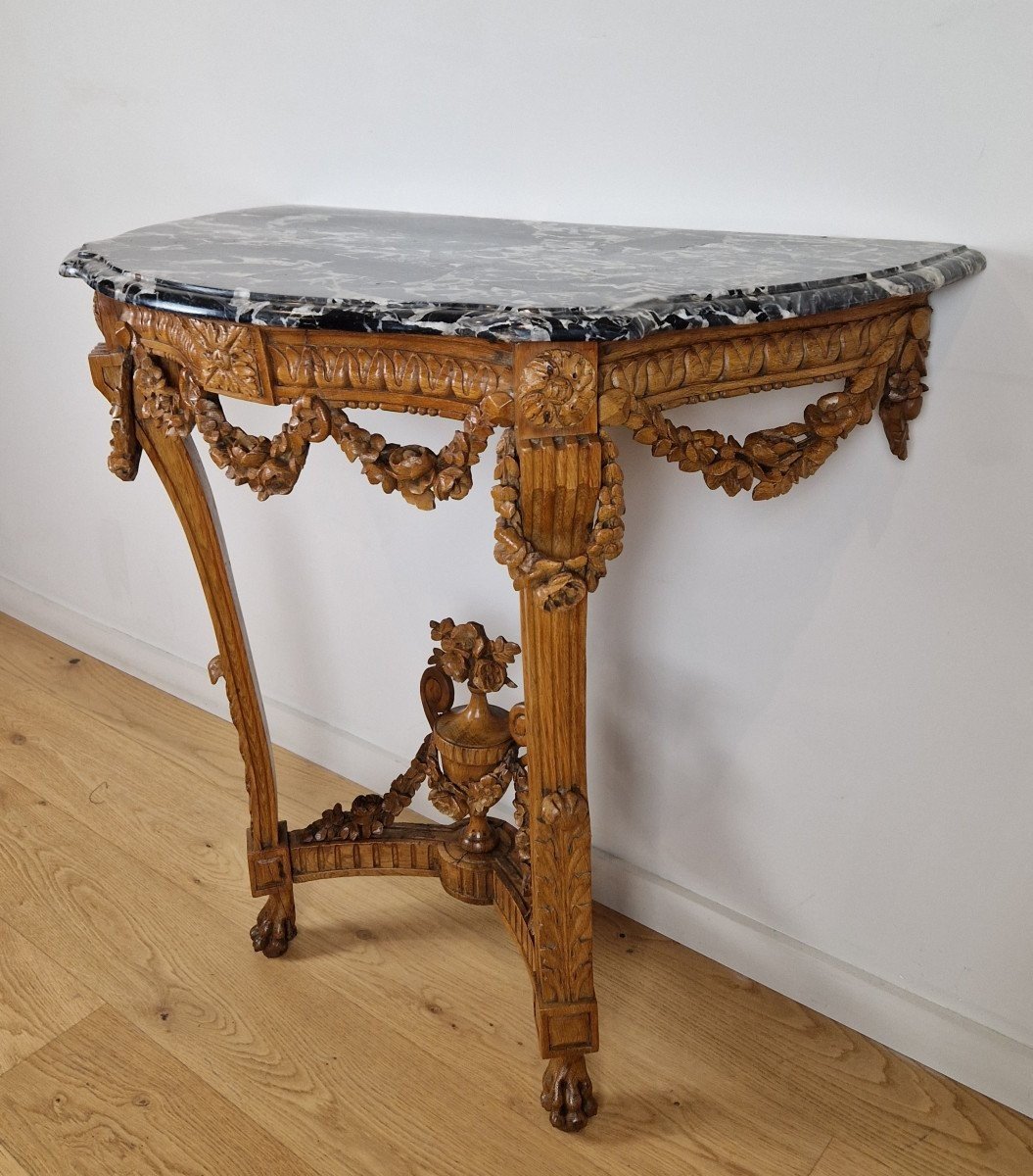 Console à La Grecque-néoclassique D’époque Louis XVI Vers 1781.-photo-3