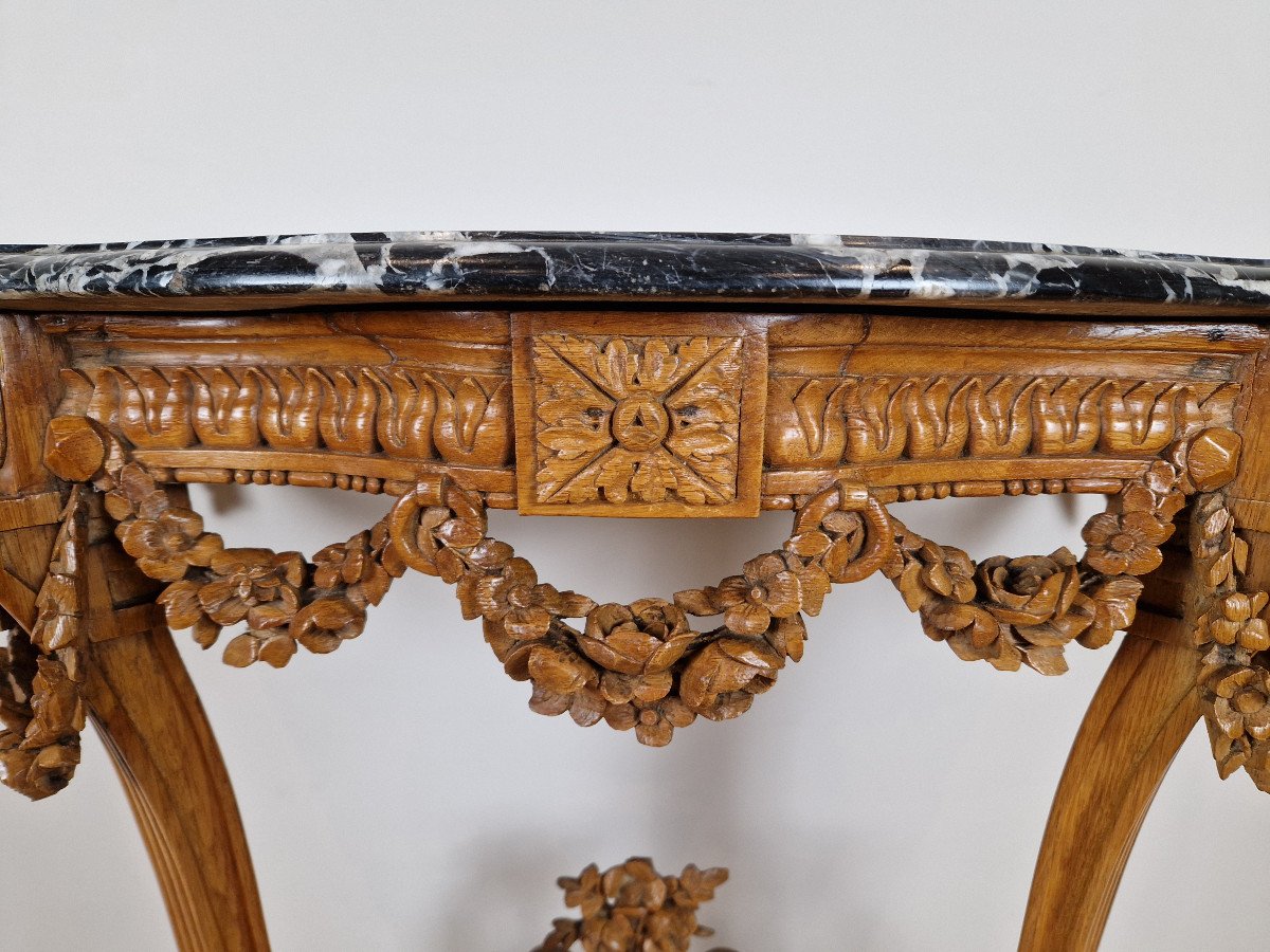 Console à La Grecque-néoclassique D’époque Louis XVI Vers 1781.-photo-2