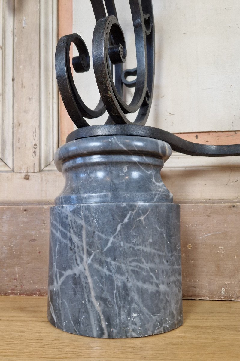 A Louis XIV Ironwork Comtat Venaissin Console Early 18th Century-photo-3