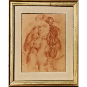 Rodolphe-théophile Bosshard (1889-1960) Female Nude.