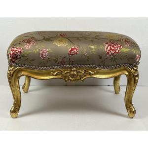 Tabouret d’époque Louis XV, estampillé Tilliard