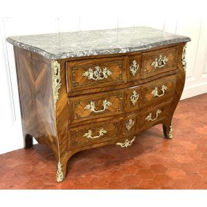 Commode Louis XV début Transition.