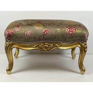 Tabouret d’époque Louis XV, estampillé Tilliard 