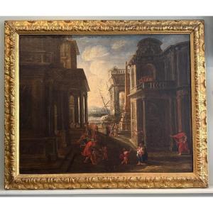 Alessandro Salucci And Michelangelo Cerquozzi - Book Of Numbers, 21:4–9, The Story Of The Serpents