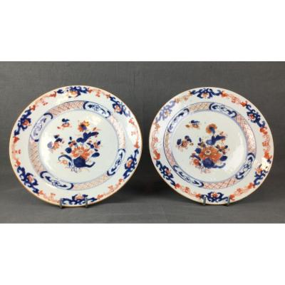 Porcelaine Chine Imari Compagnie Des Indes Orientales XVIIIe Siècle.