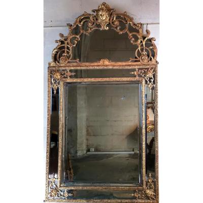 A Louis XIV Mirror, Early 18th Century Circa 1700-1715
