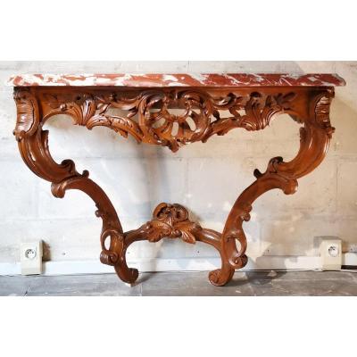 A Louis XV Console Mid 18th Century Circa 1745-1750