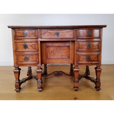 Bureau Mazarin d'époque Louis XIV  XVIIe Siècle