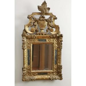 A Louis XIV  Giltwood Mirror, 17th Century Circa 1660-1699