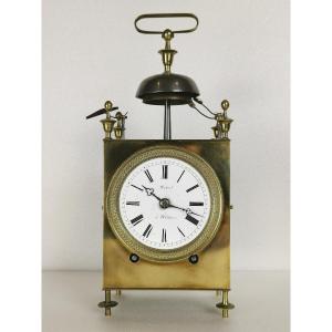 Officer's Travel Clock "capucine" Early 19th Century.