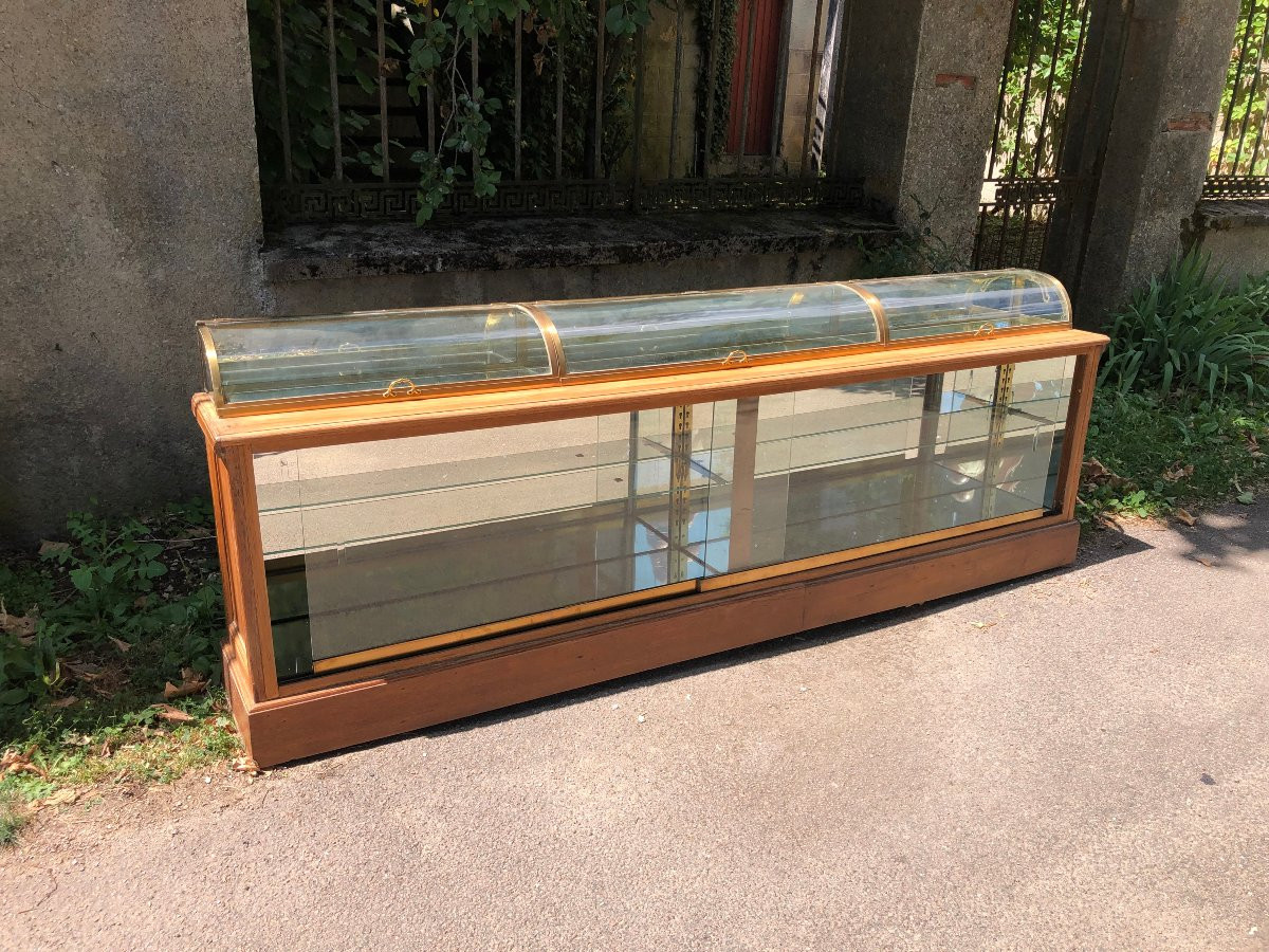 Old Display Cabinet, Confectioner, Chocolatier, Pastry Shop, Store, Trade.-photo-2