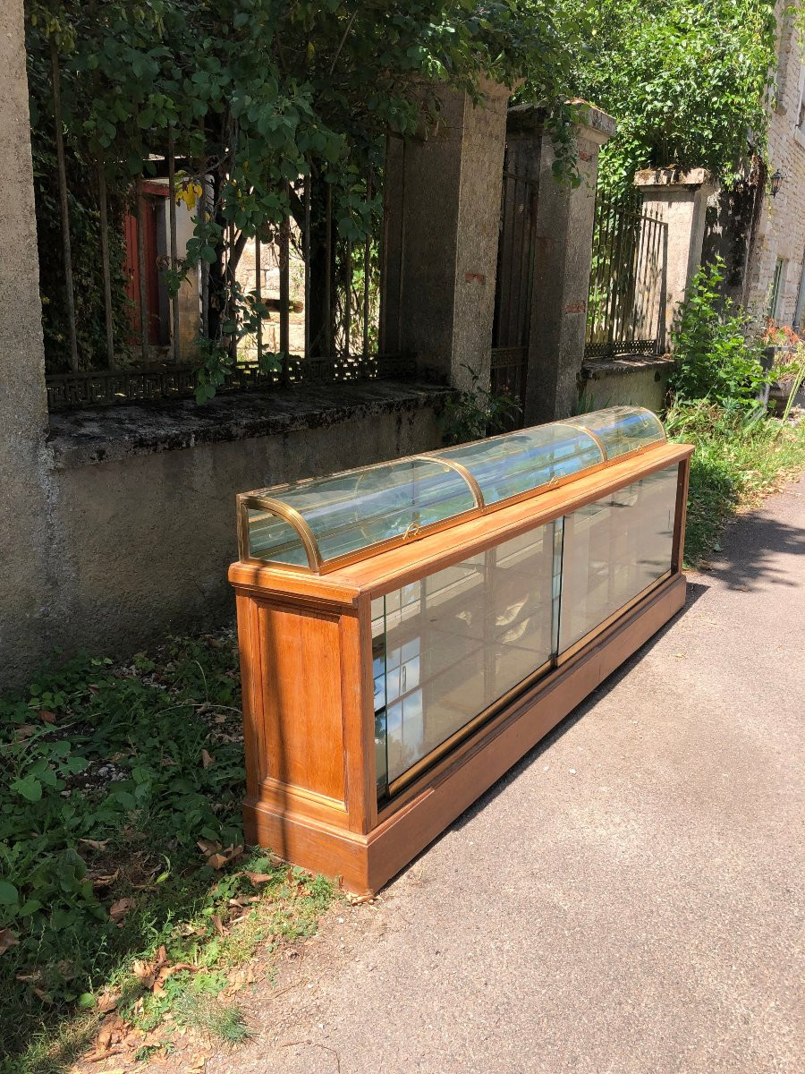 Old Display Cabinet, Confectioner, Chocolatier, Pastry Shop, Store, Trade.-photo-3