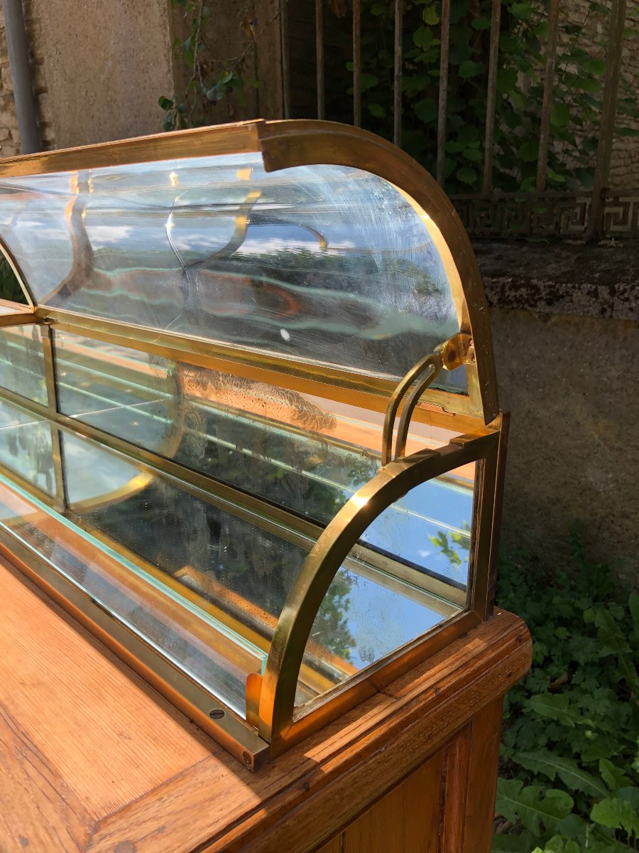 Old Display Cabinet, Confectioner, Chocolatier, Pastry Shop, Store, Trade.-photo-2