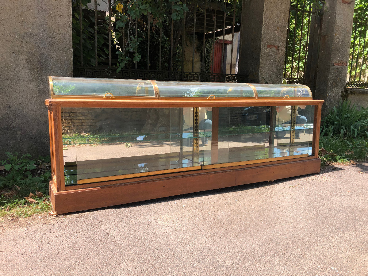 Old Display Cabinet, Confectioner, Chocolatier, Pastry Shop, Store, Trade.