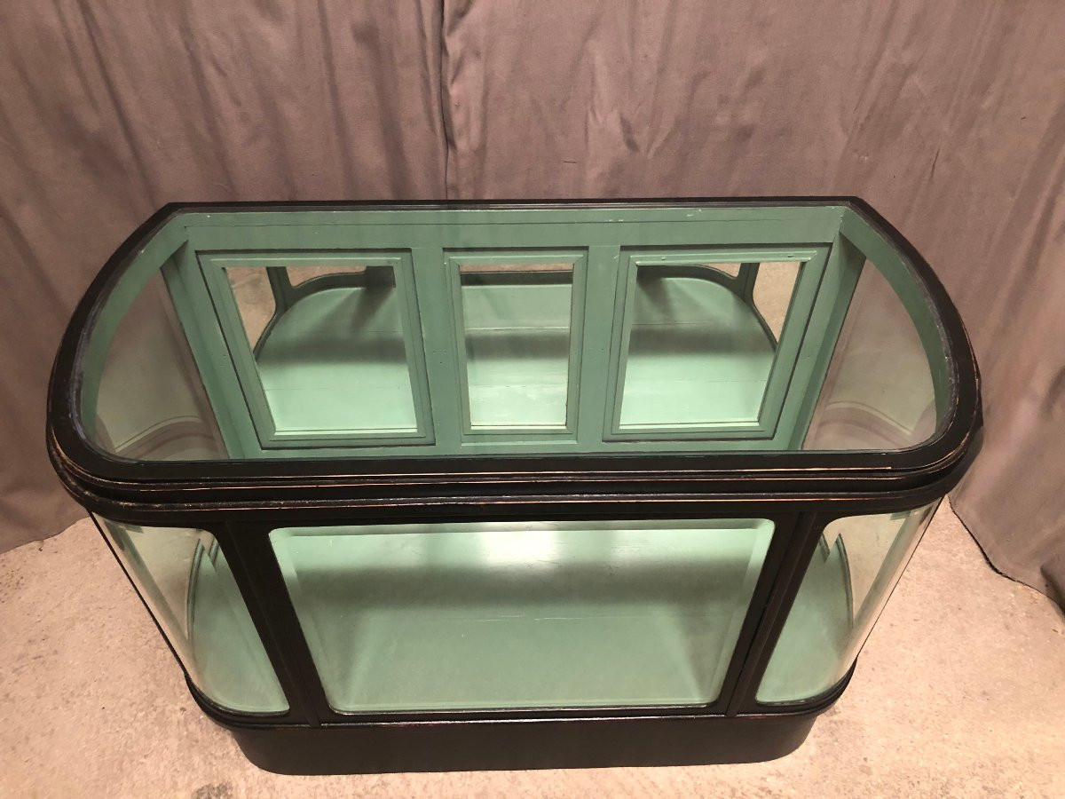 Ancien meuble comptoir vitrine de magasin.-photo-4