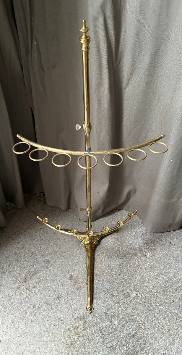 An Old Display Stand Or Holder For Canes Or Umbrellas From A Shop, Business, Or Trade.-photo-2