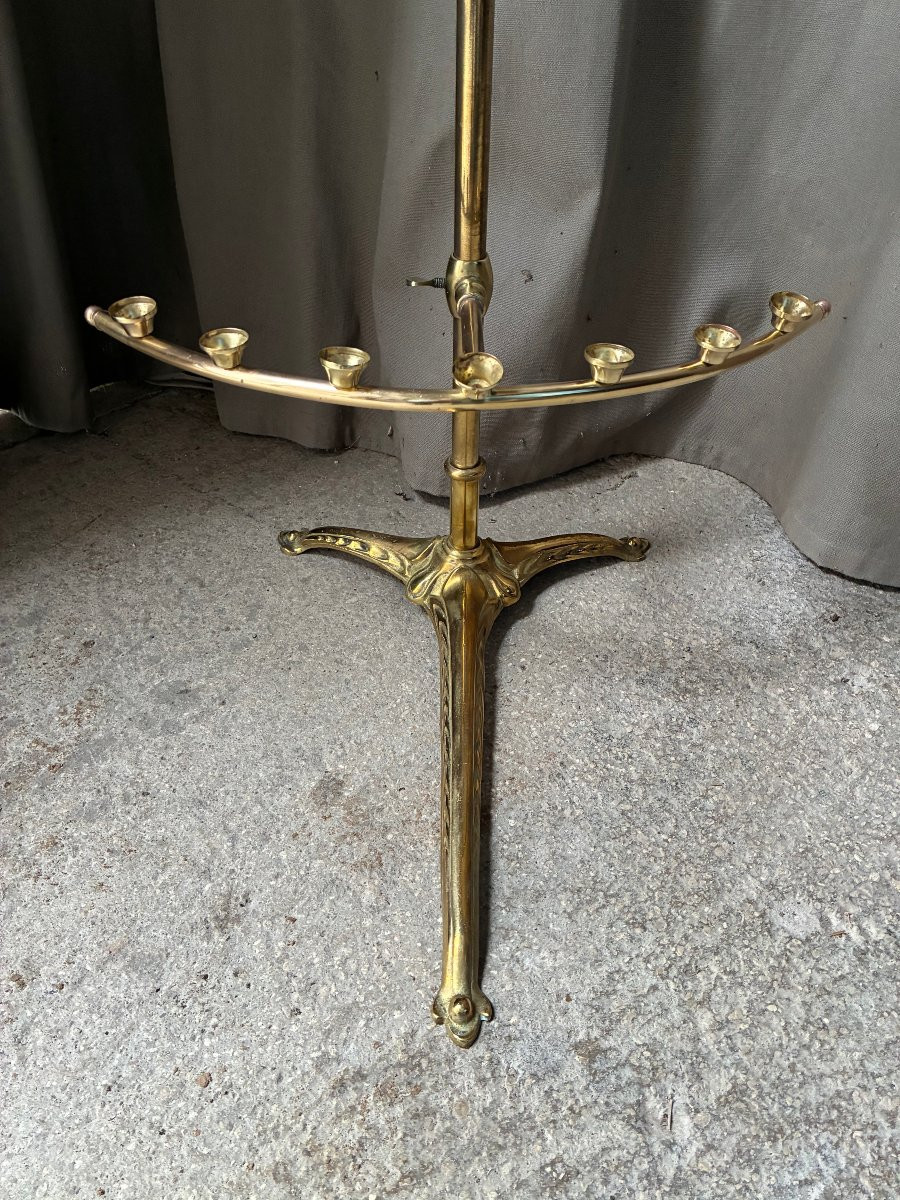 An Old Display Stand Or Holder For Canes Or Umbrellas From A Shop, Business, Or Trade.-photo-3