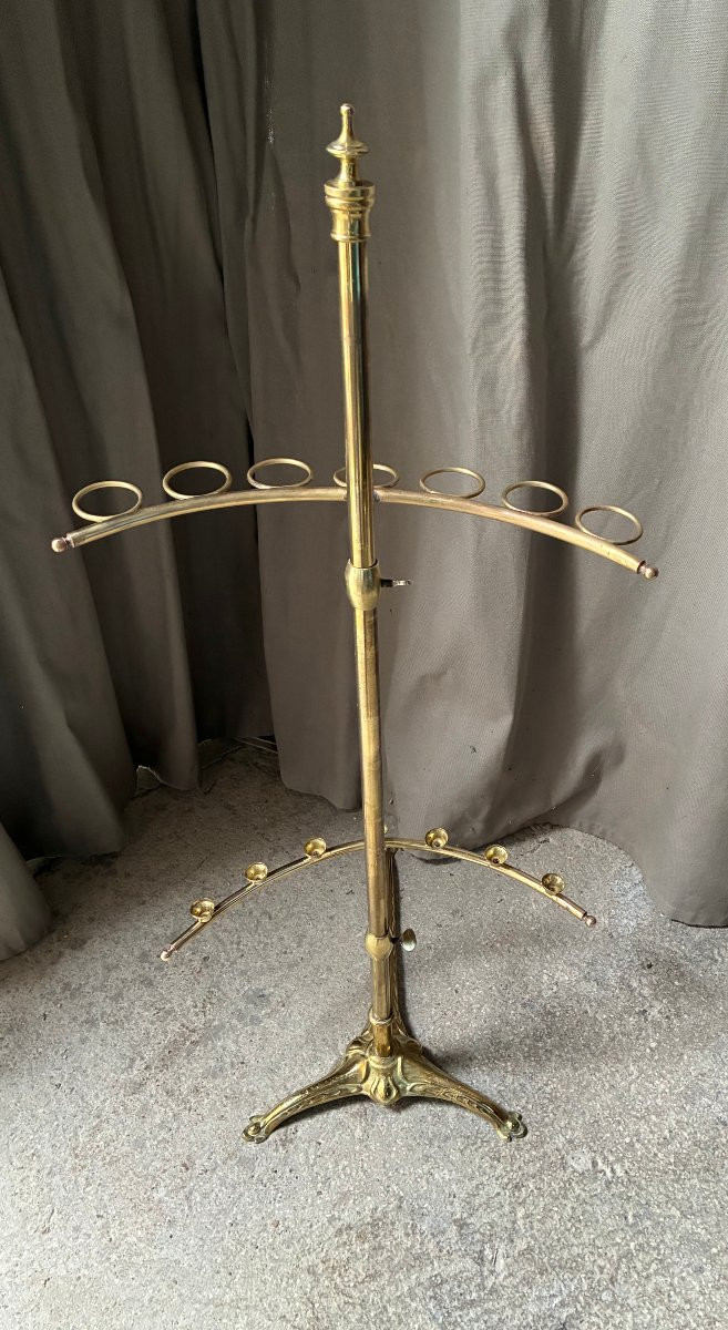 An Old Display Stand Or Holder For Canes Or Umbrellas From A Shop, Business, Or Trade.-photo-4