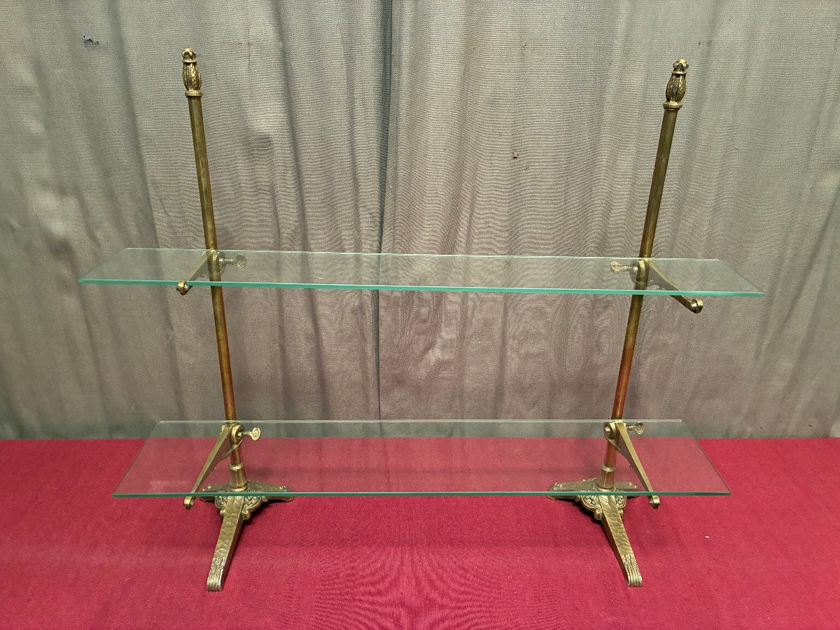 Set Of Old Shop Shelf Brackets, Siegel.-photo-2