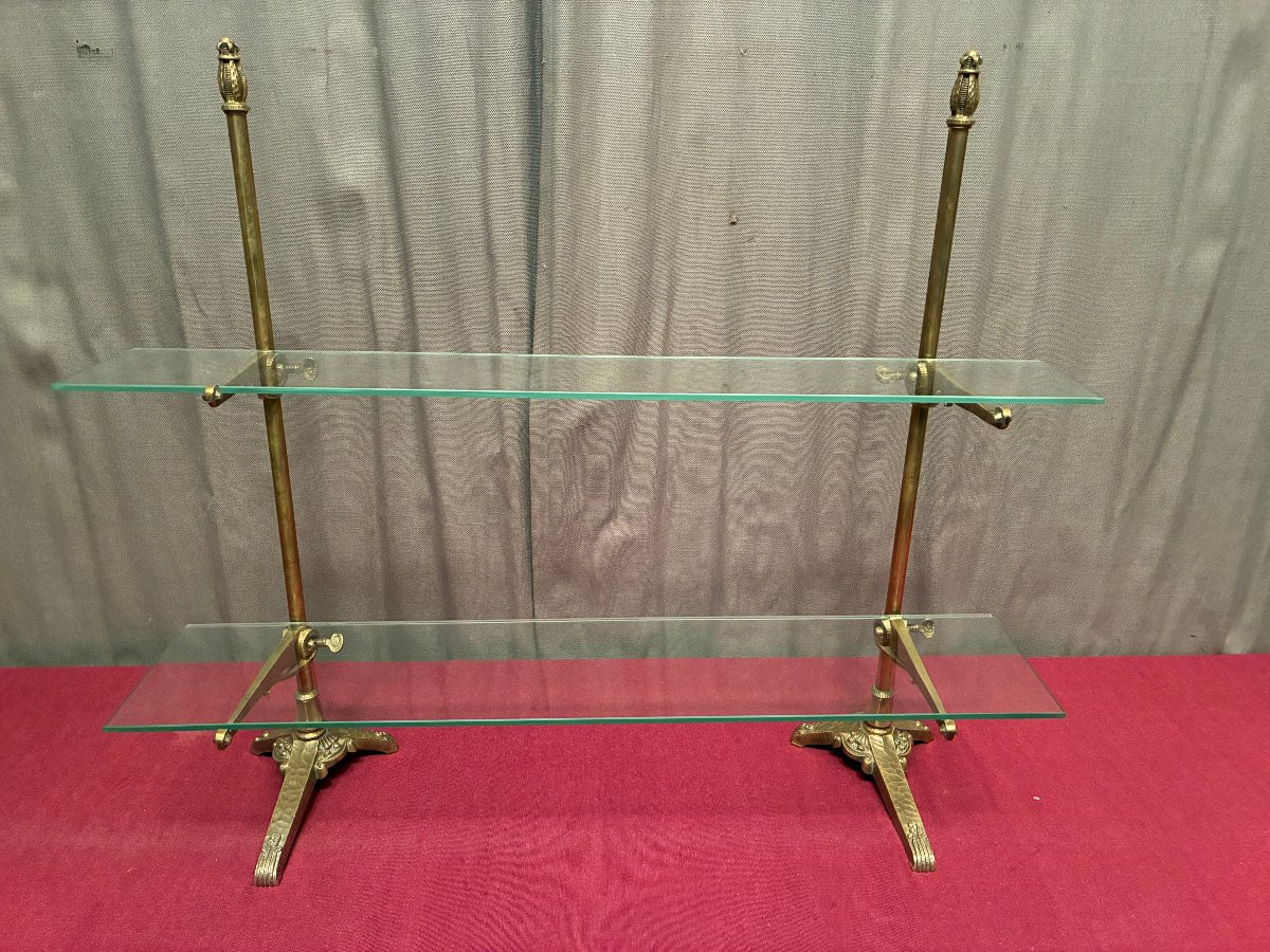 Set Of Old Shop Shelf Brackets, Siegel.-photo-4