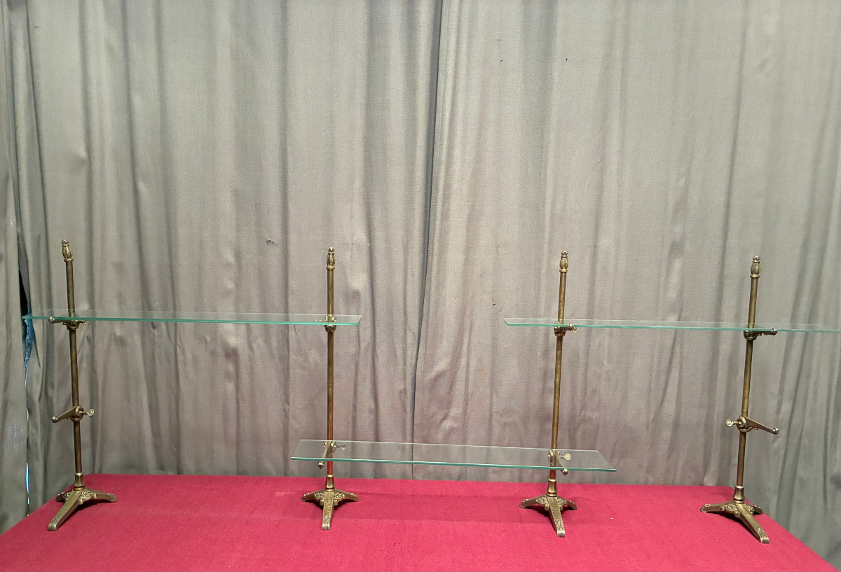 Set Of Old Shop Shelf Brackets, Siegel.