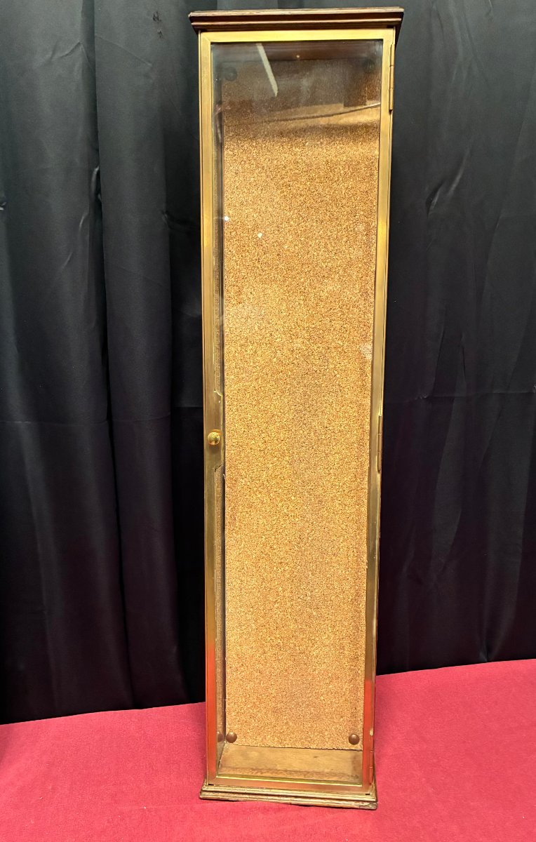 Pair Of Antique Wall-mounted Showcases For A Jewelry Store, Store Or Business.-photo-2