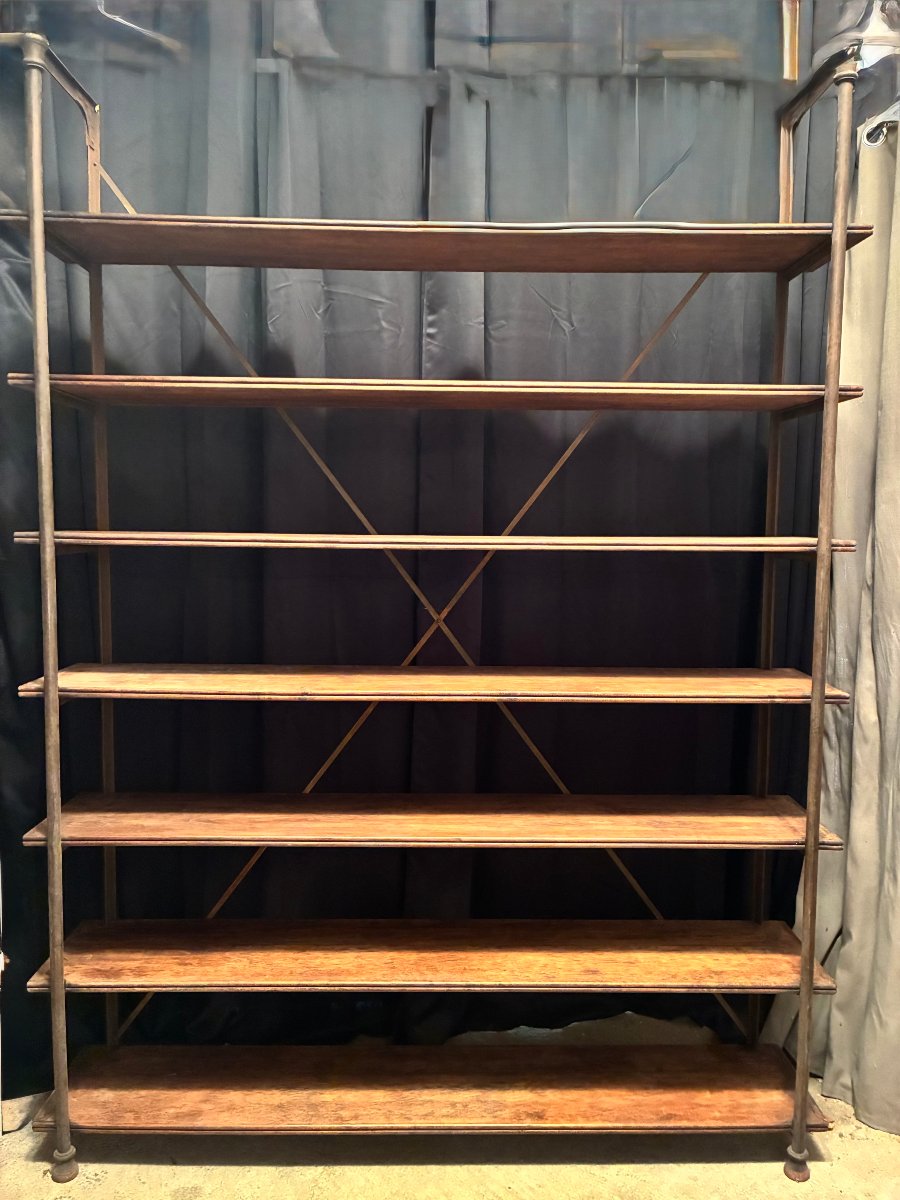 Industrial Shelving, Bookshelves, Drapery, Craft.-photo-2