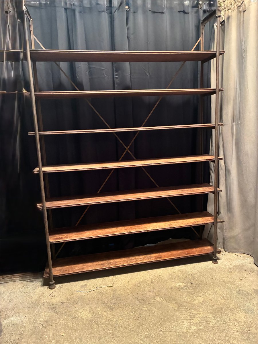 Industrial Shelving, Bookshelves, Drapery, Craft.