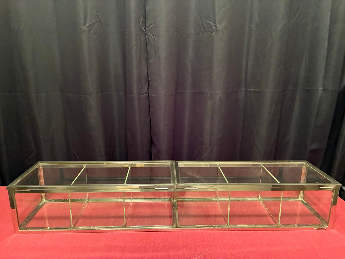 Antique Confectioner's Counter Display Case. Store, Business, Trade.-photo-3
