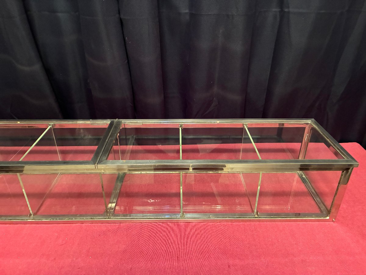 Antique Confectioner's Counter Display Case. Store, Business, Trade.-photo-2