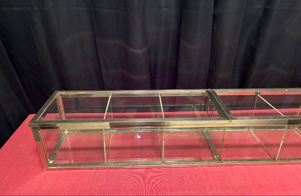 Antique Confectioner's Counter Display Case. Store, Business, Trade.-photo-3