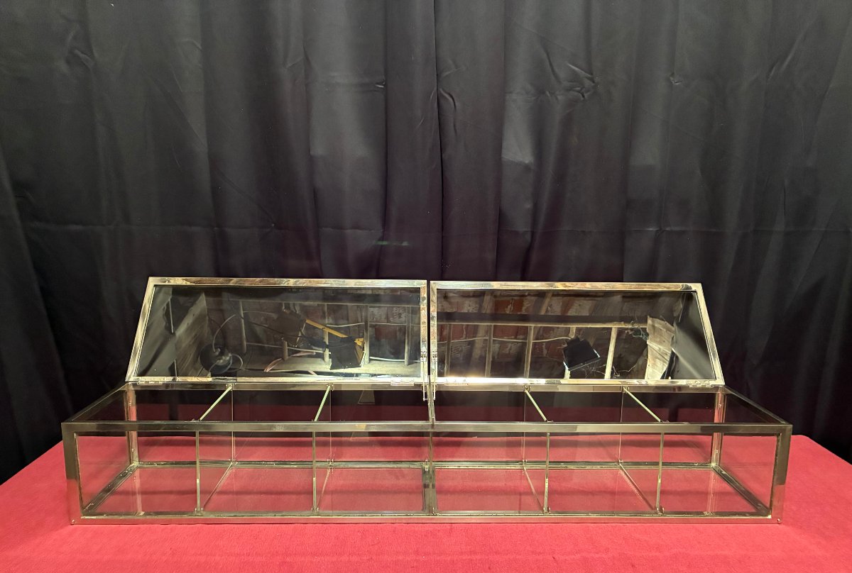 Antique Confectioner's Counter Display Case. Store, Business, Trade.-photo-4