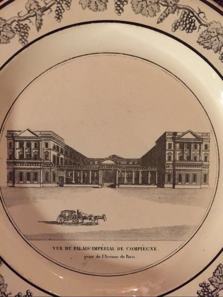 Assiettes Aux Monuments vers 1820-photo-2